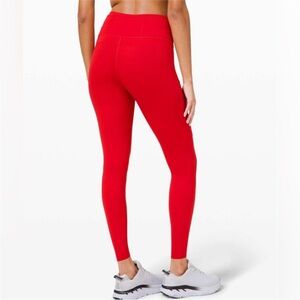 EUC Lululemon Fast and Free High-Rise Tight 28" *Non-Reflective Brushed Nulux